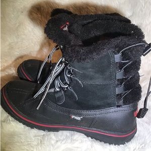 Pajar black/red boots size 6-6.5